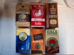 6 verschillende pakken koffie allemaal vol in goede staat, Verzamelen, Ophalen of Verzenden, Zo goed als nieuw, Verpakking