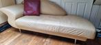 Chaise longue, Ophalen, Gebruikt, 200 tot 250 cm, Leer