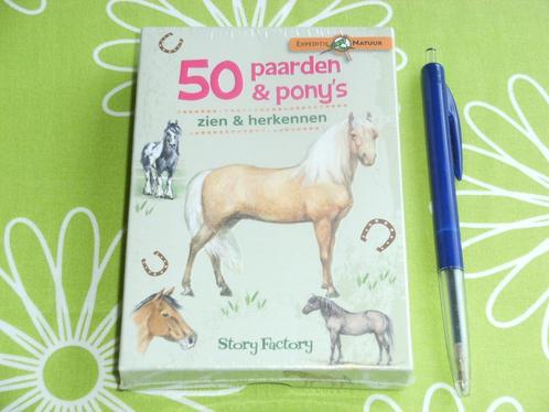 Nieuw in seal: 50 paarden & pony's - zien en herkennen, Hobby en Vrije tijd, Gezelschapsspellen | Overige, Nieuw, Een of twee spelers