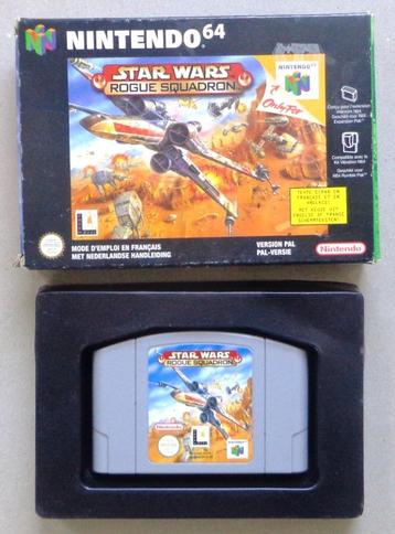 Star Wars Rogue Squadron voor de Nintendo 64 + doosje  beschikbaar voor biedingen