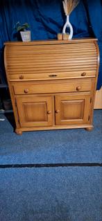 Mooi blank eiken secretaire, Ophalen of Verzenden, Zo goed als nieuw