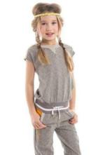 Ninni vi jumpsuit pak 158 164 bruin beige broek, Broek, Gebruikt, Ninni Vi, Verzenden