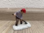 Kerstfiguur sneeuwschuiver, Ophalen of Verzenden, Gebruikt