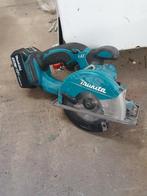 Makita invalzaag met accu, Doe-het-zelf en Verbouw, Gereedschap | Schuurmachines, Ophalen of Verzenden, Zo goed als nieuw, 1200 watt of meer