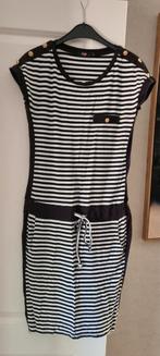 Jurkje zwart,  wit gestreept Enjoy, Kleding | Dames, Ophalen of Verzenden, Zo goed als nieuw, Maat 38/40 (M), Zwart