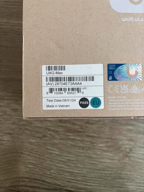 Ubiquiti UniFi Next-generation Gateway Max, Computers en Software, Routers en Modems, Nieuw, Ophalen of Verzenden