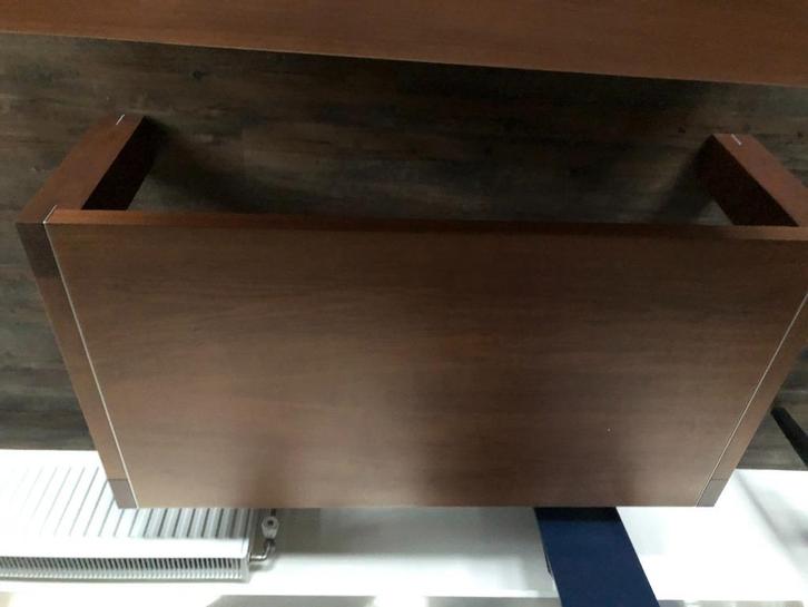 Prachtige salontafel massief notenhout, Huis en Inrichting, Tafels | Salontafels, Zo goed als nieuw, Minder dan 50 cm, 50 tot 100 cm