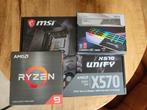 MSI MEG X570 Unify +  R9 5900X + 32GB Gskill 3600CL14, Gebruikt, DDR4, Ophalen of Verzenden, Socket AM4