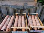 Kistjes terracotta potjes kweekpotjes stekpotjes 7h Miekje's, Tuin en Terras, Bloempotten, Ophalen, ., Rond, Zo goed als nieuw