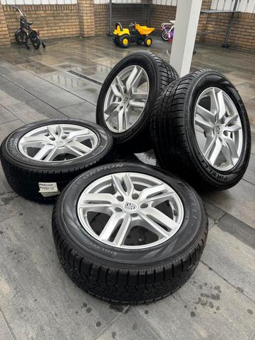 18- inch Porsche Cayenne 958 velgen met Pirelli winterbanden beschikbaar voor biedingen