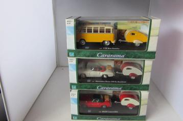 autos met caravan 1;43 beschikbaar voor biedingen