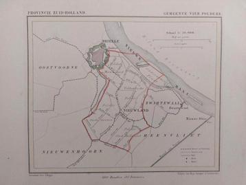183 / litho uit 1866 door J. Kuyper van Vier Polders ZH beschikbaar voor biedingen