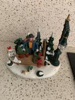 Kersttafereel, poppetjes voor kerstdorp (3 stuks), Diversen, Kerst, Ophalen of Verzenden, Zo goed als nieuw