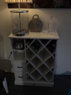 Riviera Maison Chateau Clairmont Wijnkast, Ophalen, 50 tot 100 cm, Zo goed als nieuw, Met lade(s)