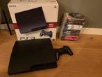 Playstation 3 slim met games, Gebruikt, Ophalen of Verzenden, Met harde schijf, 120 GB