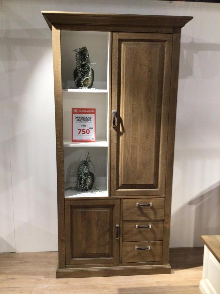 Buitenkans! Opbergkast Silvercreek, Huis en Inrichting, Kasten | Boekenkasten, Zo goed als nieuw, 100 tot 150 cm, 200 cm of meer