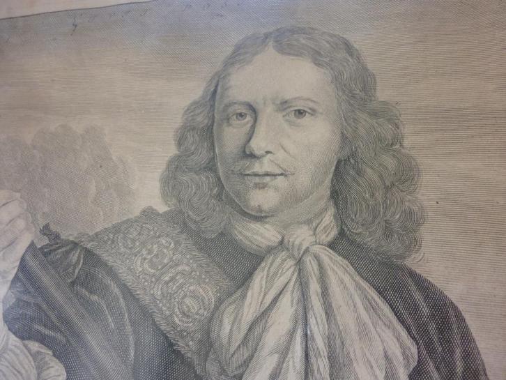gravure Augustus Stellingwerf eind 17e eeuw, Antiek en Kunst, Kunst | Etsen en Gravures, Ophalen