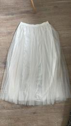 Witte lange tule rok strandrok flair maat 36 S nieuw, Wit, Nieuw, Ophalen of Verzenden, Maat 36 (S)