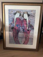 Maya Wildevuur Schilderij - Oplage 318/500, Antiek en Kunst, Kunst | Tekeningen en Foto's, Ophalen