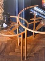 Riverdale gouden bijzettafel Amaro, Minder dan 55 cm, Rond, Ophalen, 45 tot 60 cm