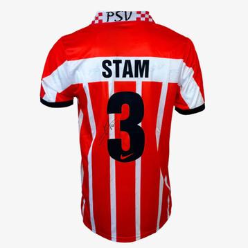 Jaap Stam Gesigneerd PSV Voetbalshirt - 1995-96 Thuis beschikbaar voor biedingen