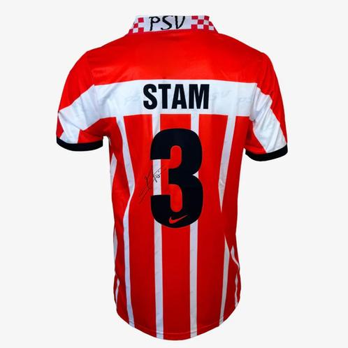 Jaap Stam Gesigneerd PSV Voetbalshirt - 1995-96 Thuis, Verzamelen, Sportartikelen en Voetbal, Nieuw, Shirt, PSV, Ophalen of Verzenden