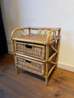 Vintage bamboe ladekast uit de jaren 90, Huis en Inrichting, Kasten | Ladekasten, Ophalen of Verzenden