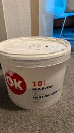 Gratis wit muurverf, Doe-het-zelf en Verbouw, Verf, Beits en Lak, Ophalen of Verzenden, Zo goed als nieuw, Wit