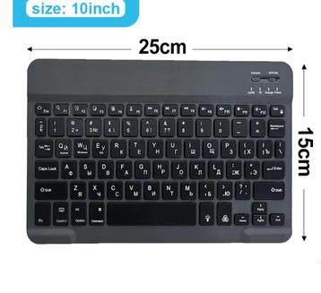 Keyboard Wireless Bluetooth 5.0 2.4G English Keycaps 