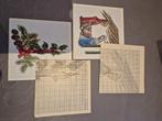 Thea Gouverneur borduurpatroon kerstkaarten, Hobby en Vrije tijd, Borduren en Borduurmachines, Ophalen of Verzenden, Zo goed als nieuw