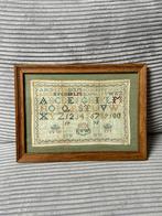 Ingelijste merklap uit 1775, Ophalen of Verzenden