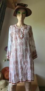 Tuniek uit India- Dehli BEACH WEAR maat S, Ophalen of Verzenden, Nieuw, Wit, Overige typen