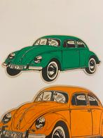 VW Kever Zeefdrukken - Oranje & Groen, Ophalen of Verzenden, Gebruikt, Auto's