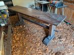 Grote zware side tables 2 stuks, Huis en Inrichting, Tafels | Sidetables, Ophalen, Gebruikt, 25 tot 50 cm, Rechthoekig