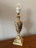 Tafellamp, lamp voet, marmer, vintage, brocante, jr 50/60, Ophalen of Verzenden