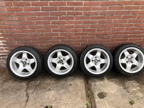 Breedset 14 inch Steffan cup velgen 8j (4x100), Auto-onderdelen, Banden en Velgen, Banden en Velgen, Zomerbanden, 14 inch, 195 mm