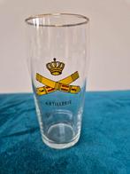 Bierglas wapenschild Artillerie, Verzamelen, Militaria | Algemeen, Ophalen of Verzenden, Landmacht, Nederland, Embleem of Badge