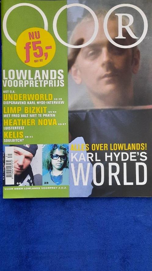 OOR 16-2000 Lowlands Underworld Limp Bizkit Kelis Heather No, Boeken, Tijdschriften en Kranten, Zo goed als nieuw, Muziek, Film of Tv