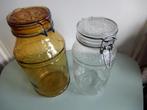 Floral weckpotten, Huis en Inrichting, Keuken | Potten en Pannen, Ophalen of Verzenden, Zo goed als nieuw, Glas, Pot, Bus of Blik