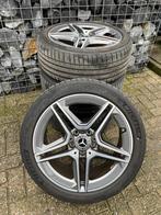 Originele Mercedes AMG 18 inch velgen met zomerbanden, 18 inch, Gebruikt, Verzenden, Banden en Velgen
