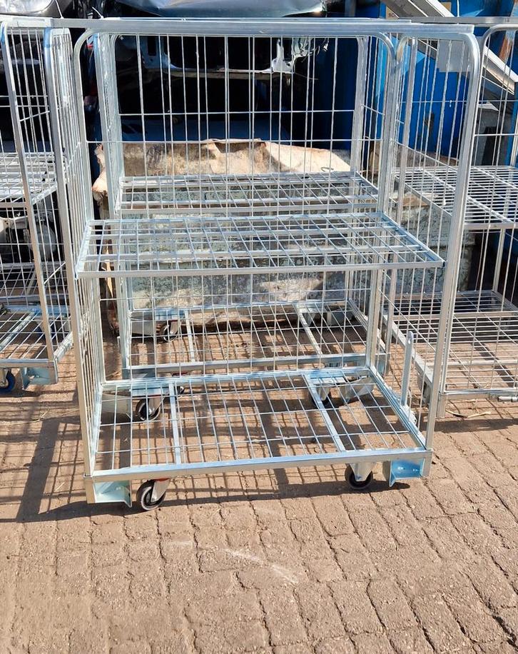 Magazijnkar Rolcontainer Transpotkar, Doe-het-zelf en Verbouw, Transportwagens, Transportkar, 100 liter of meer, Ophalen of Verzenden