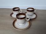 3 Vintage kop en schotels, set prijs, Ophalen of Verzenden, Zo goed als nieuw, Overige stijlen, Kop(pen) en/of Schotel(s)