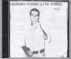 CD LEONARD COHEN LIVE SONGS, Ophalen of Verzenden, 1960 tot 1980, Gebruikt