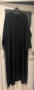 Zwarte Kandora met riempje, Kleding | Dames, Grote Maten, Ophalen of Verzenden, Zo goed als nieuw, Zwart, Overige typen