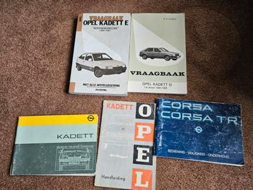 opel boekjes beschikbaar voor biedingen