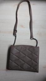 taupekleurige schoudertas, Ophalen of Verzenden, Zo goed als nieuw, Bruin, Overige merken
