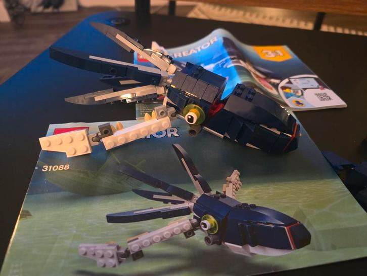 Lego Creator 3in1 Zeedieren Set 31088 haai., Kinderen en Baby's, Speelgoed | Duplo en Lego, Zo goed als nieuw, Lego, Complete set