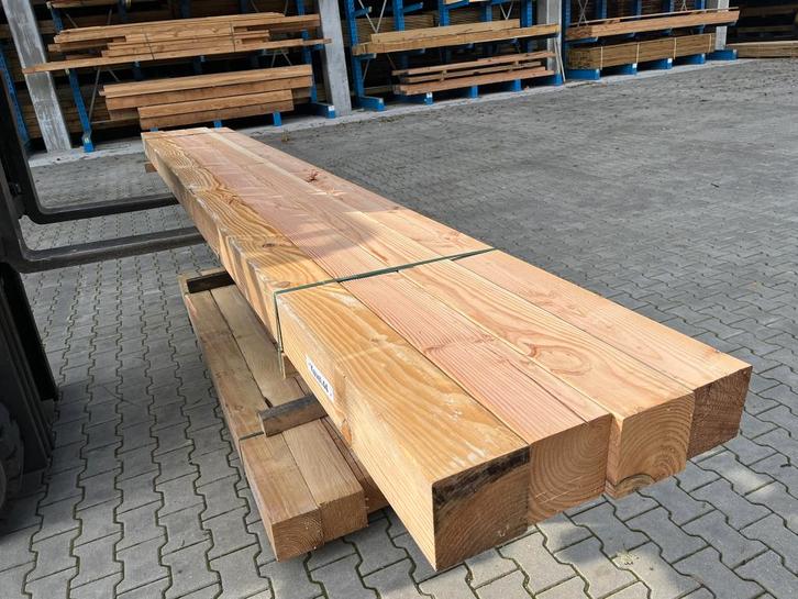 Douglas balken geschaafd 143x143mm restant partij, Tuin en Terras, Palen, Balken en Planken, Zo goed als nieuw, Balken, 250 cm of meer