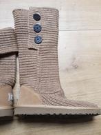 Ugg Uggs gebreide laarzen cognac maat 39 NIEUW, Hoge laarzen, UGG, Overige kleuren, Nieuw