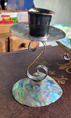 PAUA SHELL NEW ZEALAND KANDELAAR, Ophalen of Verzenden, Overige materialen